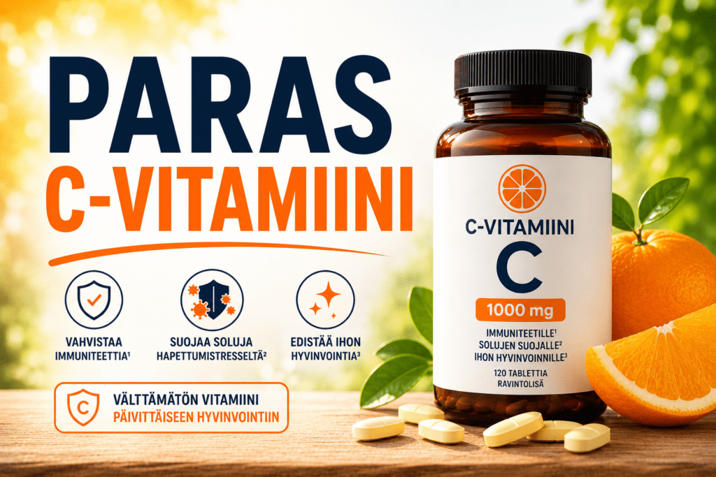 Paras C-vitamiini – Asiantuntijan opas ja parhaat tuotteet Ruohonjuuresta
