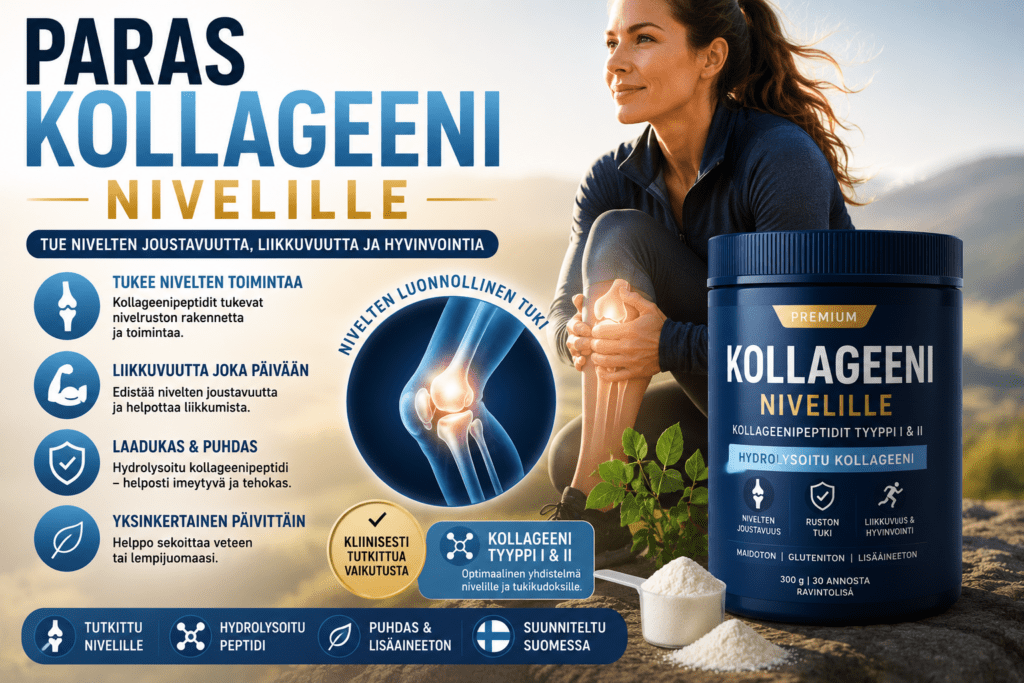 Paras kollageeni nivelille – Asiantuntijan vertailu ja parhaat valmisteet