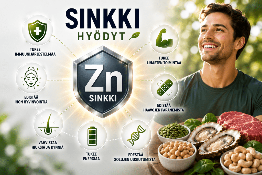 Sinkki hyödyt – Kattava opas tutkimusnäytön valossa