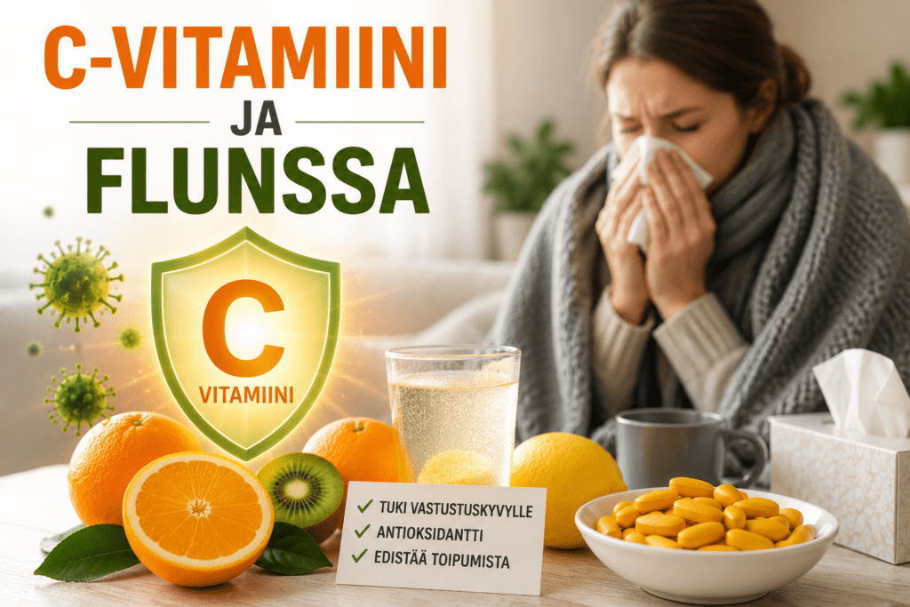 C-vitamiini ja flunssa – Mitä tutkimus todella sanoo?