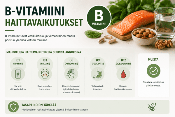 B-vitamiini haittavaikutukset