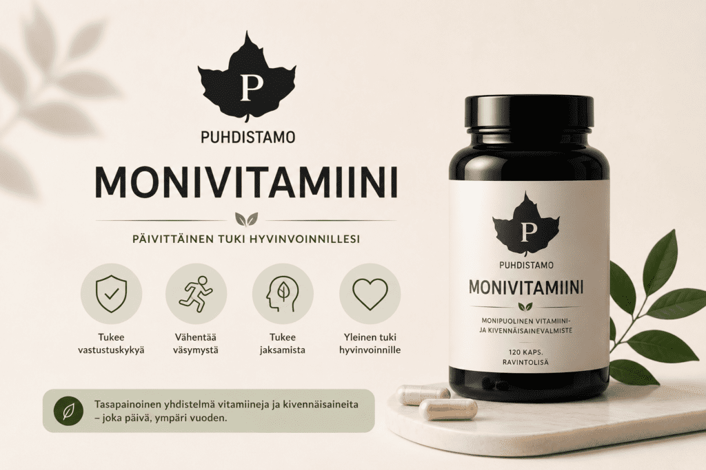 Puhdistamo monivitamiini – Kattava arvostelu ja vertailu