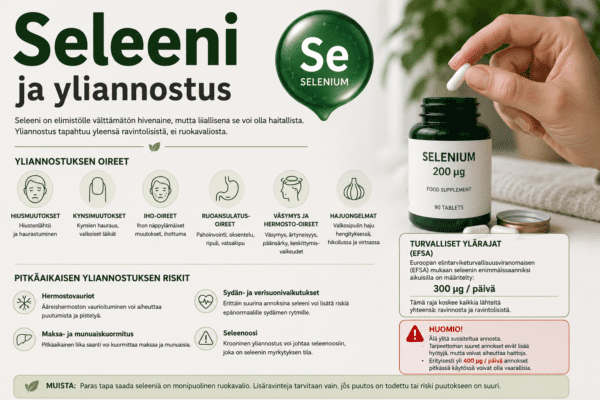 Seleeni ja yliannostus