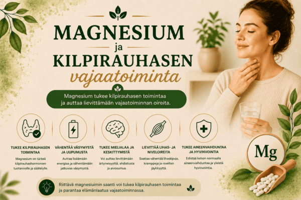 Magnesium ja kilpirauhasen vajaatoiminta