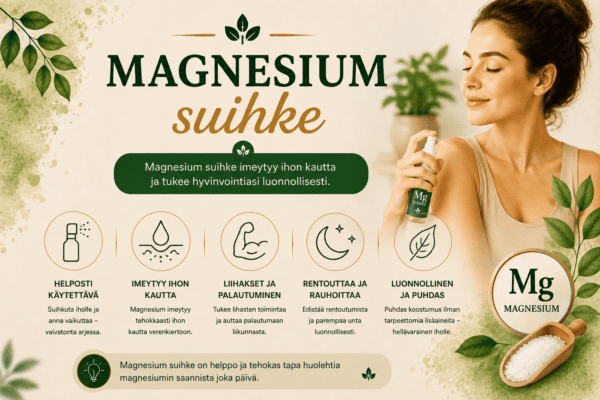magnesium suihke