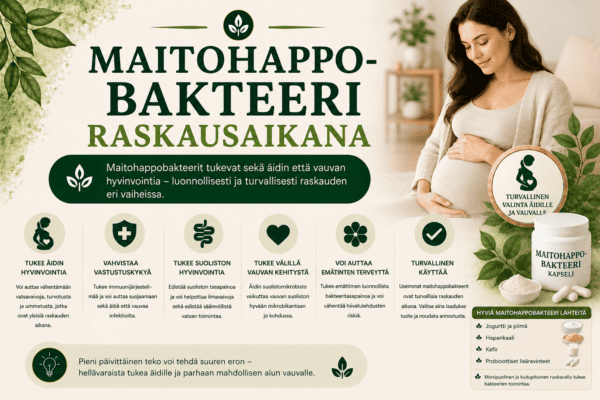 Maitohappobakteeri raskausaikana