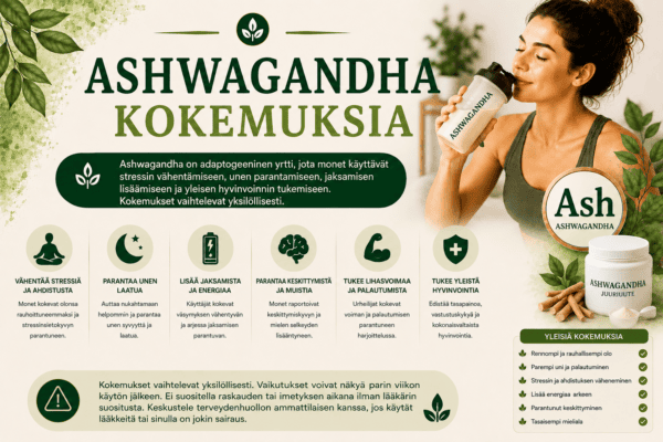 Ashwagandha kokemuksia